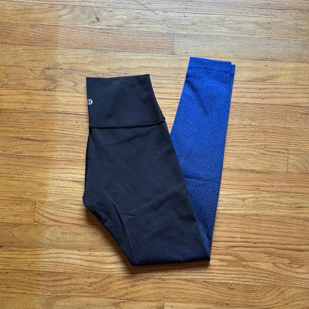 Lululemon Black and Blue Leggings